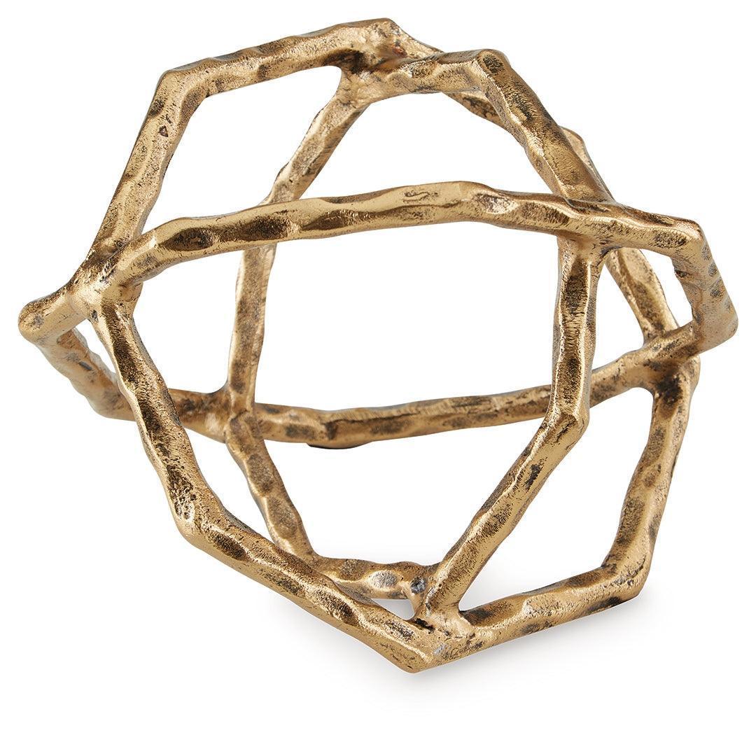 Laddington Antique Brass Finish Sculpture (Set of 2) - Image 3