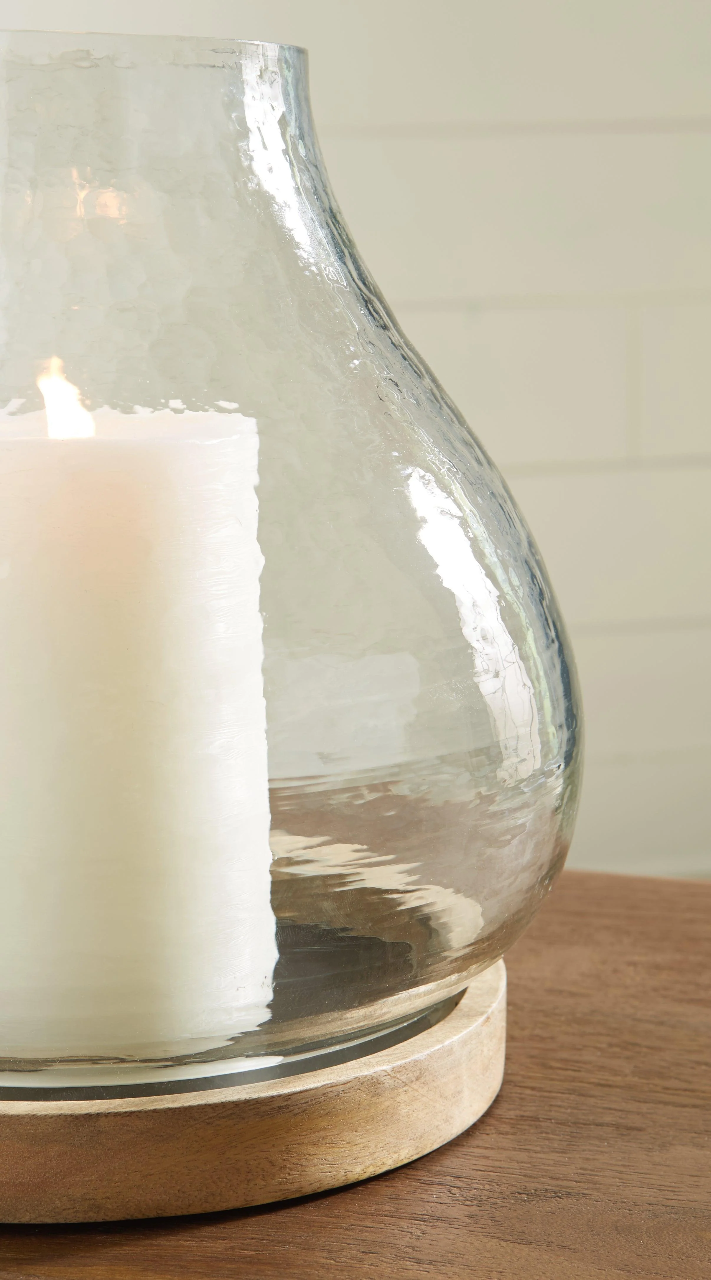 Adalisen Clear Brown Candle Holder - Image 3