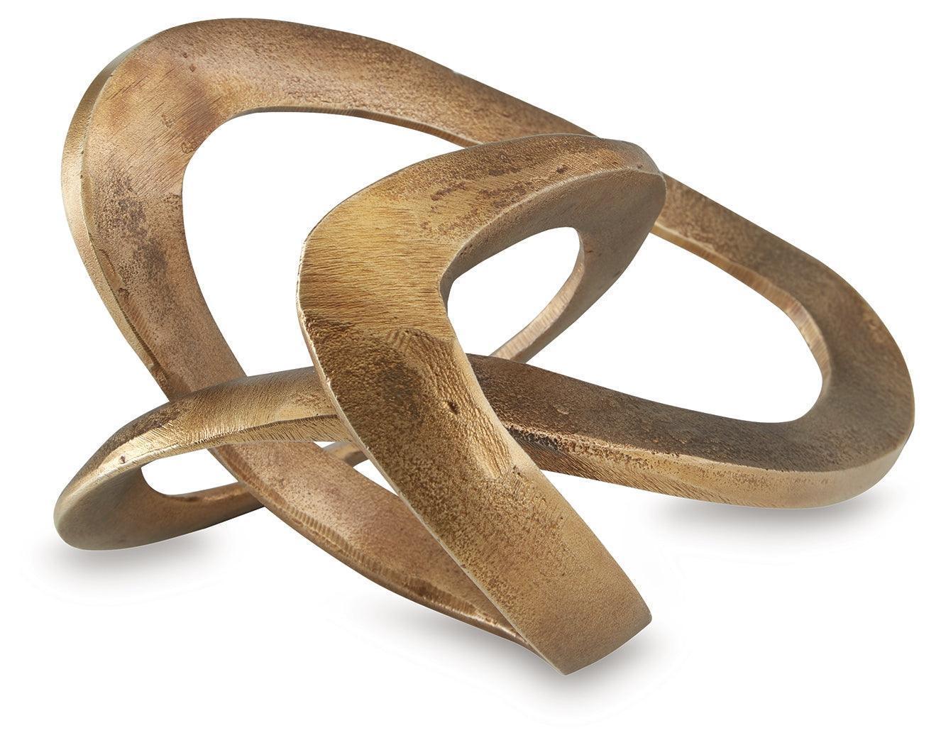 Dunnruck Antique Brass Finish Sculpture - Image 2