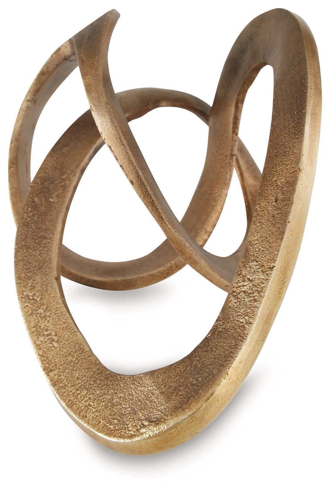 Dunnruck Antique Brass Finish Sculpture - Image 3