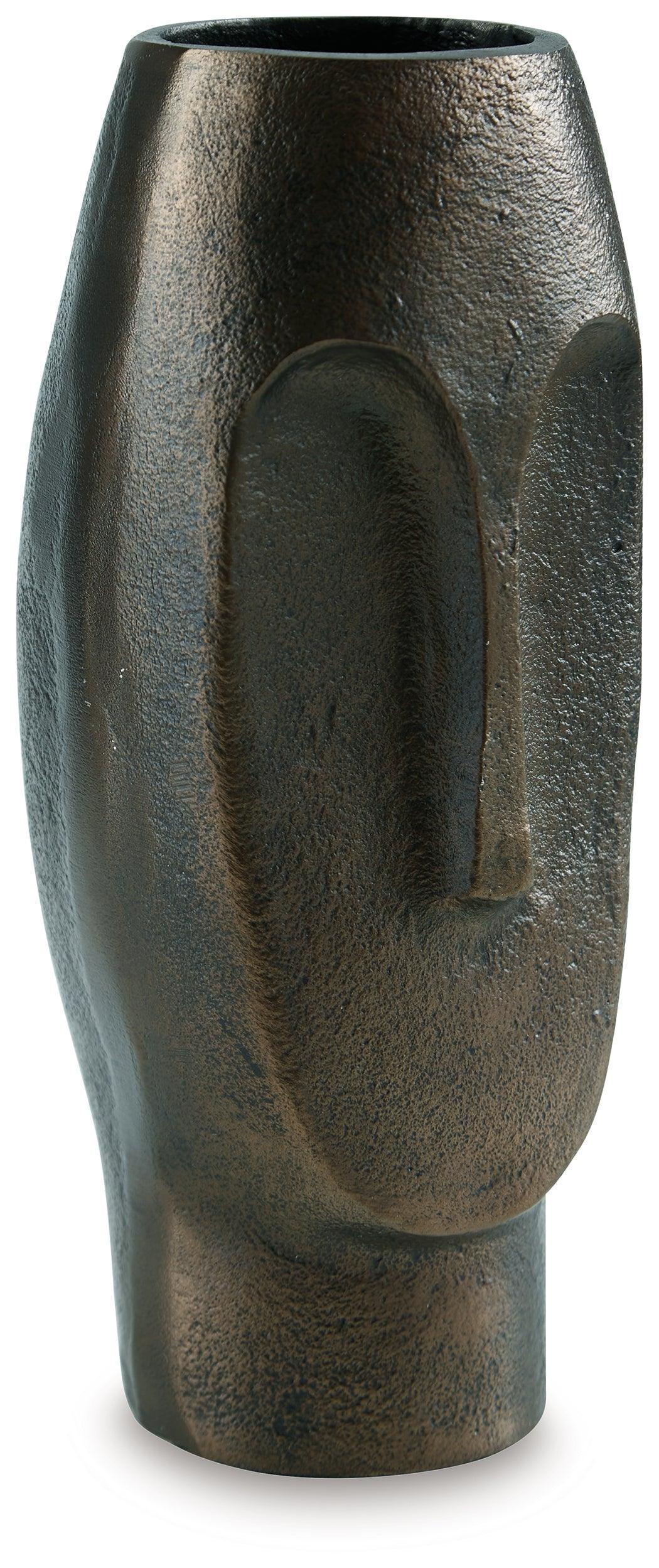 Elanman Antique Bronze Finish Vase - Image 2