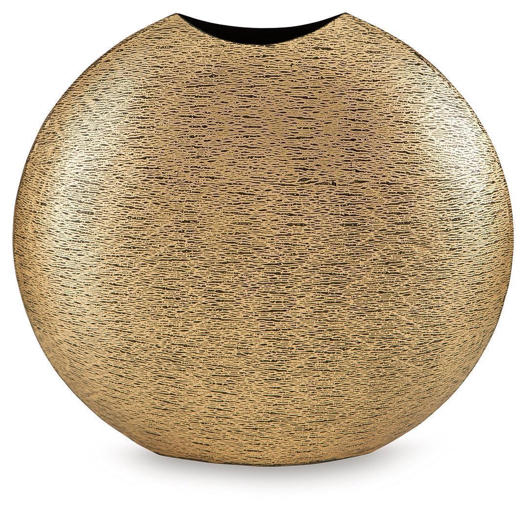 Iansboro Antique Gold Finish Vase - Image 3