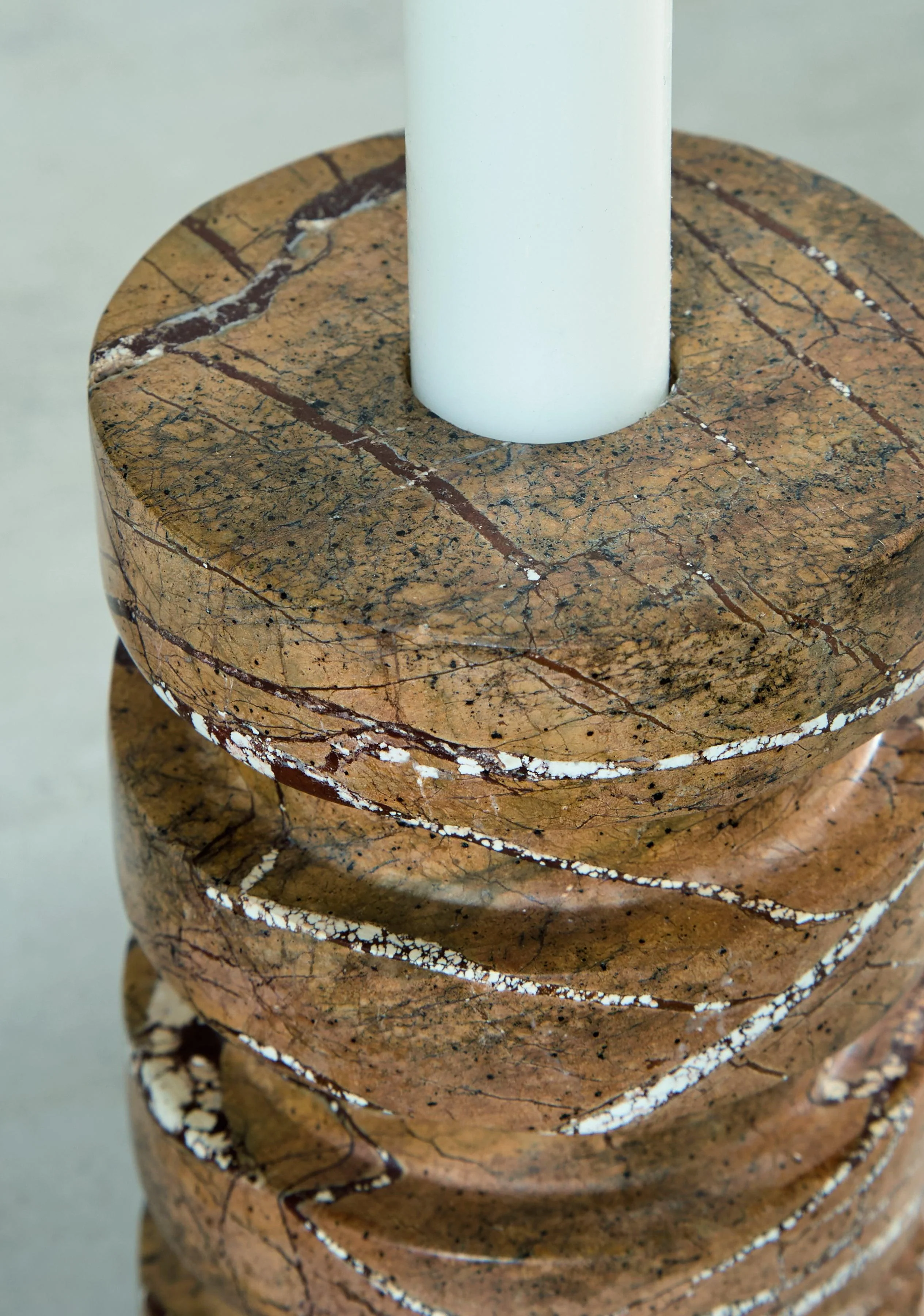 Emsleyfield Tan Candle Holder Set (Set of 2) - Image 3