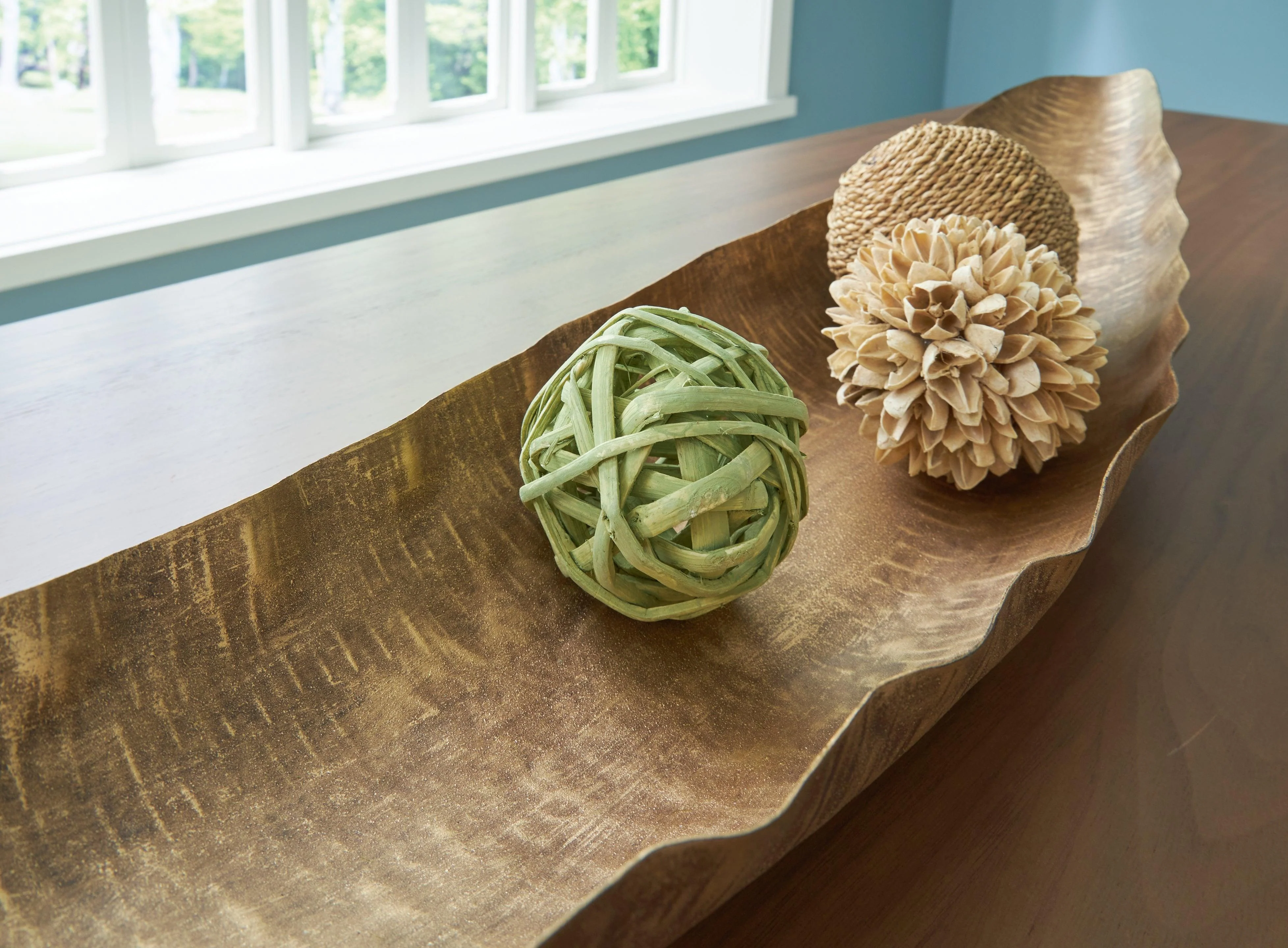 Wystenburg Antique Gold Finish Tray - Image 3