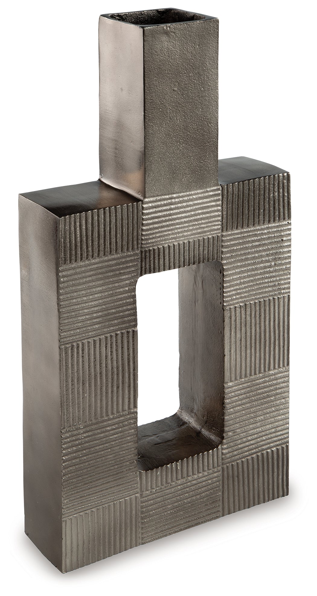 Wrengrove Antique Nickel Finish Vase - Image 3