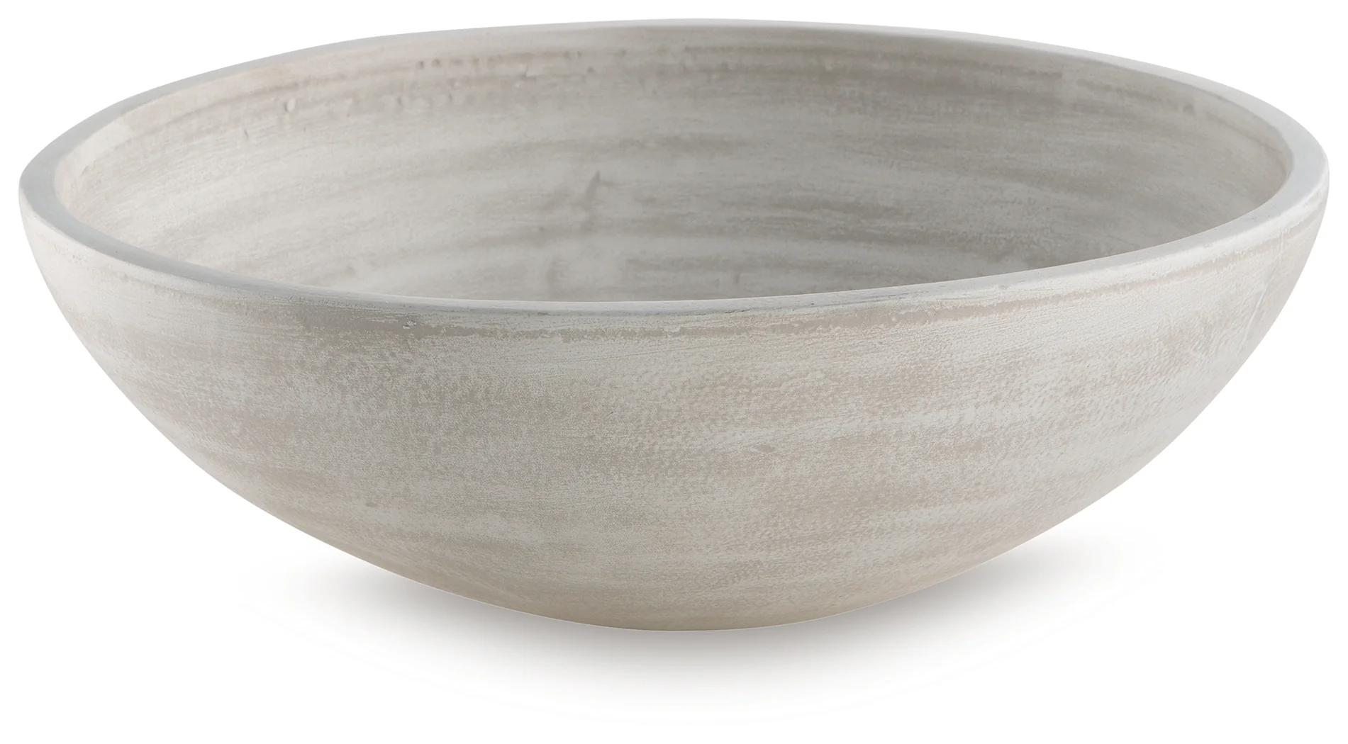 Meadie Distressed White Bowl - Image 3