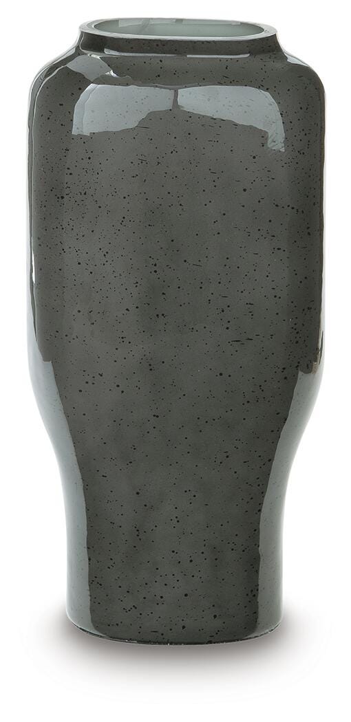 Kierlain Gray/Black Vase - Image 2