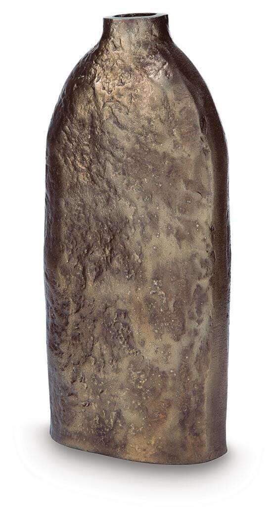 Wallmond Antique Brass Finish Vase - Image 3