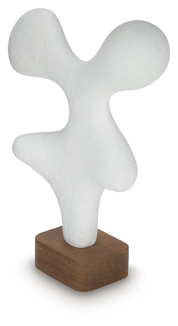 Lavarsen White/Brown Sculpture - Image 3