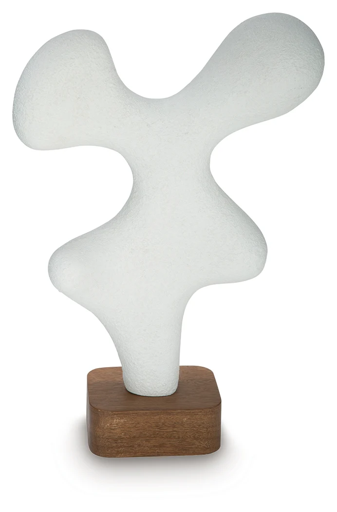 Lavarsen White/Brown Sculpture - Image 2
