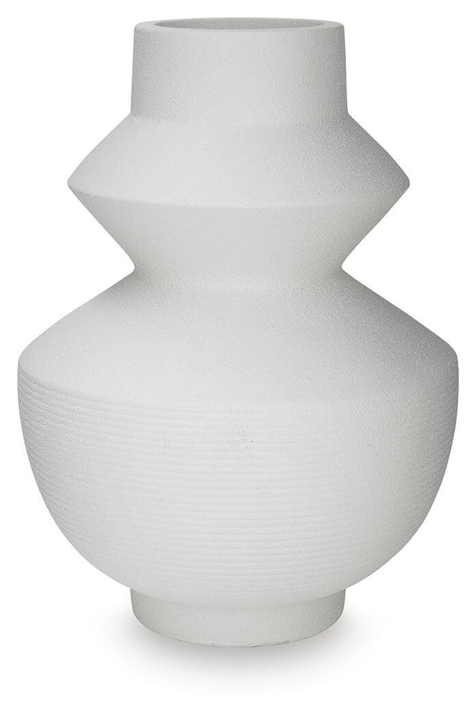 Naveen White Vase - Image 2