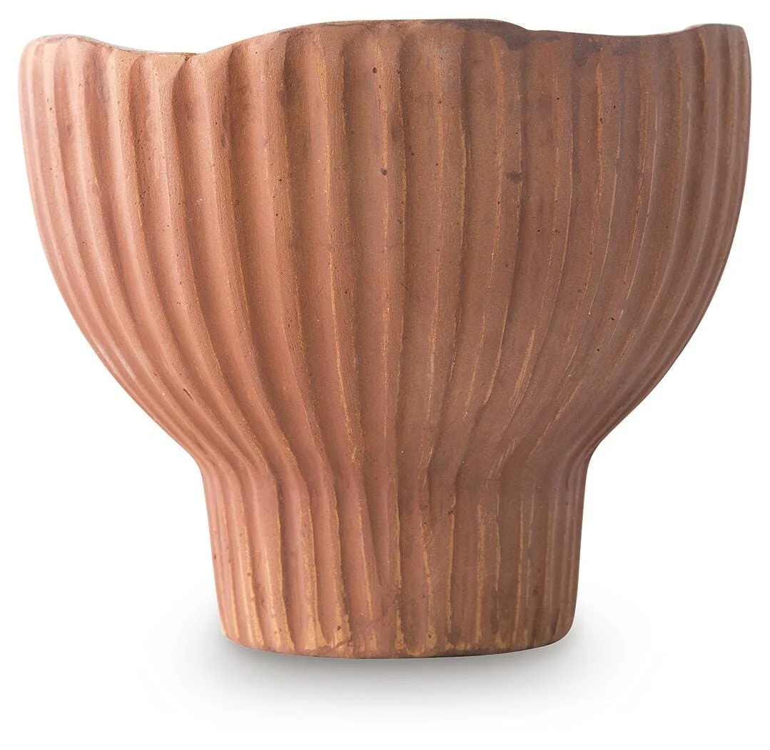 Orban Sienna/White Vase - Image 3