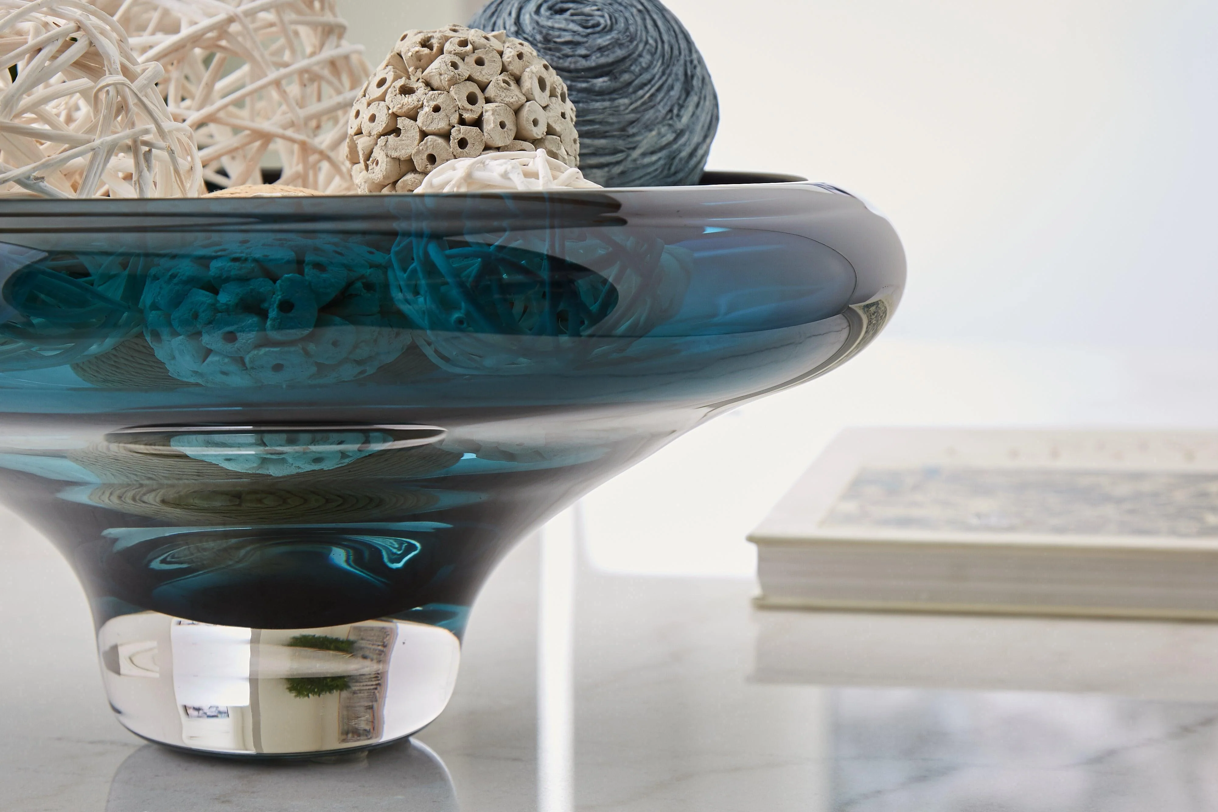 Vallborough Teal Blue Bowl - Image 3