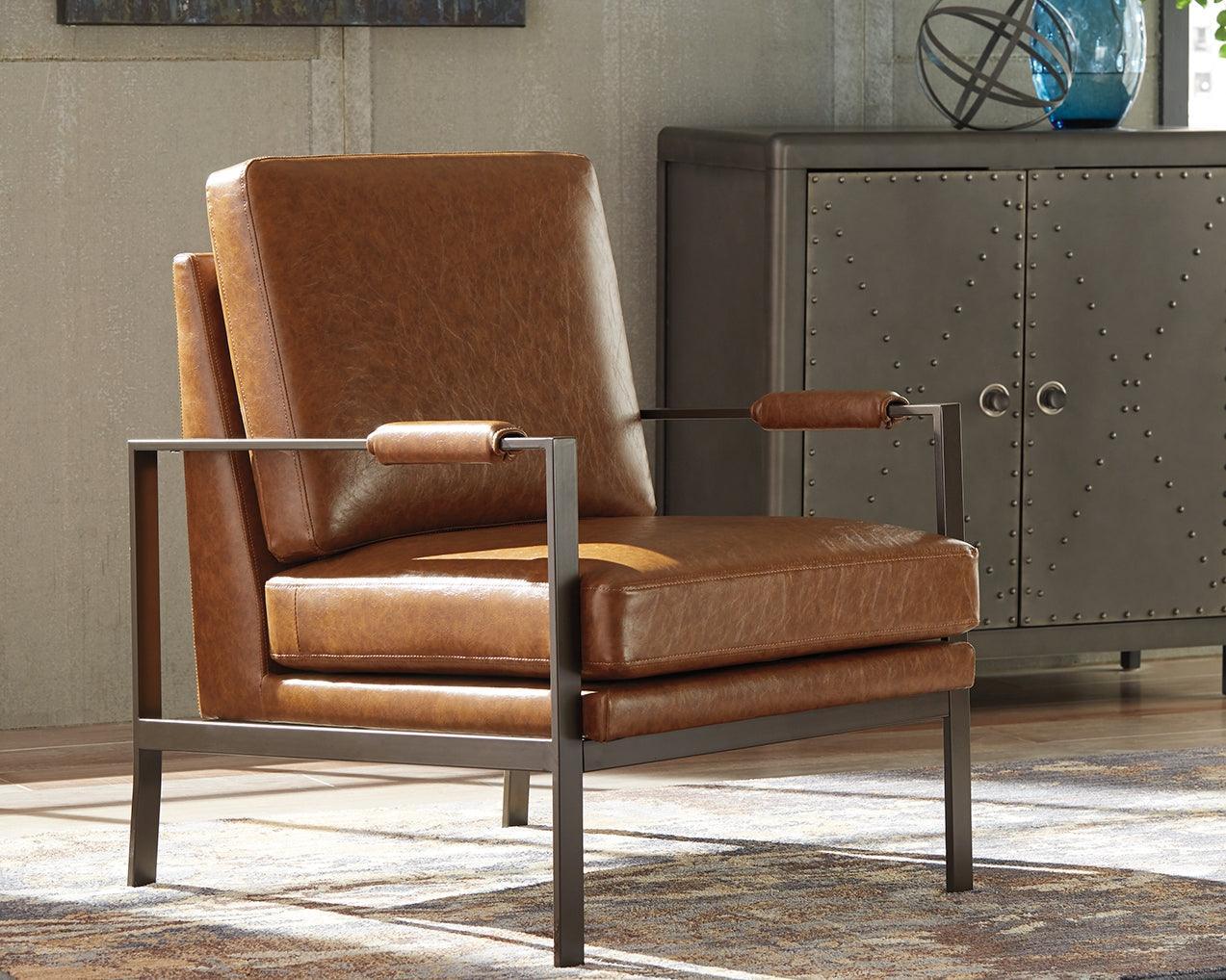Peacemaker Brown Accent Chair - Image 1