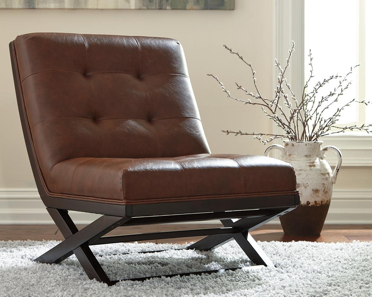 Sidewinder Brown Accent Chair - Image 1