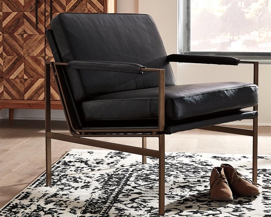 Puckman Black Accent Chair - Image 1