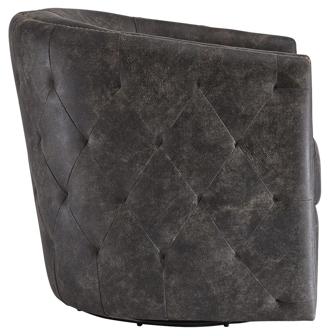 Brentlow Distressed Black Accent Chair - Image 3