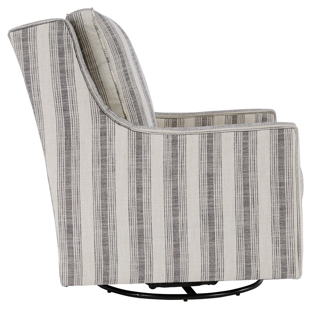 Kambria Ivory Black Accent Chair - Image 3