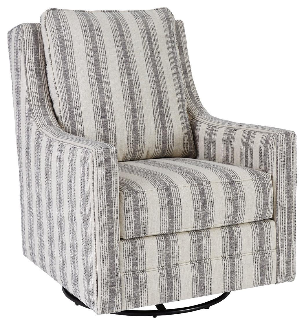 Kambria Ivory Black Accent Chair - Image 2