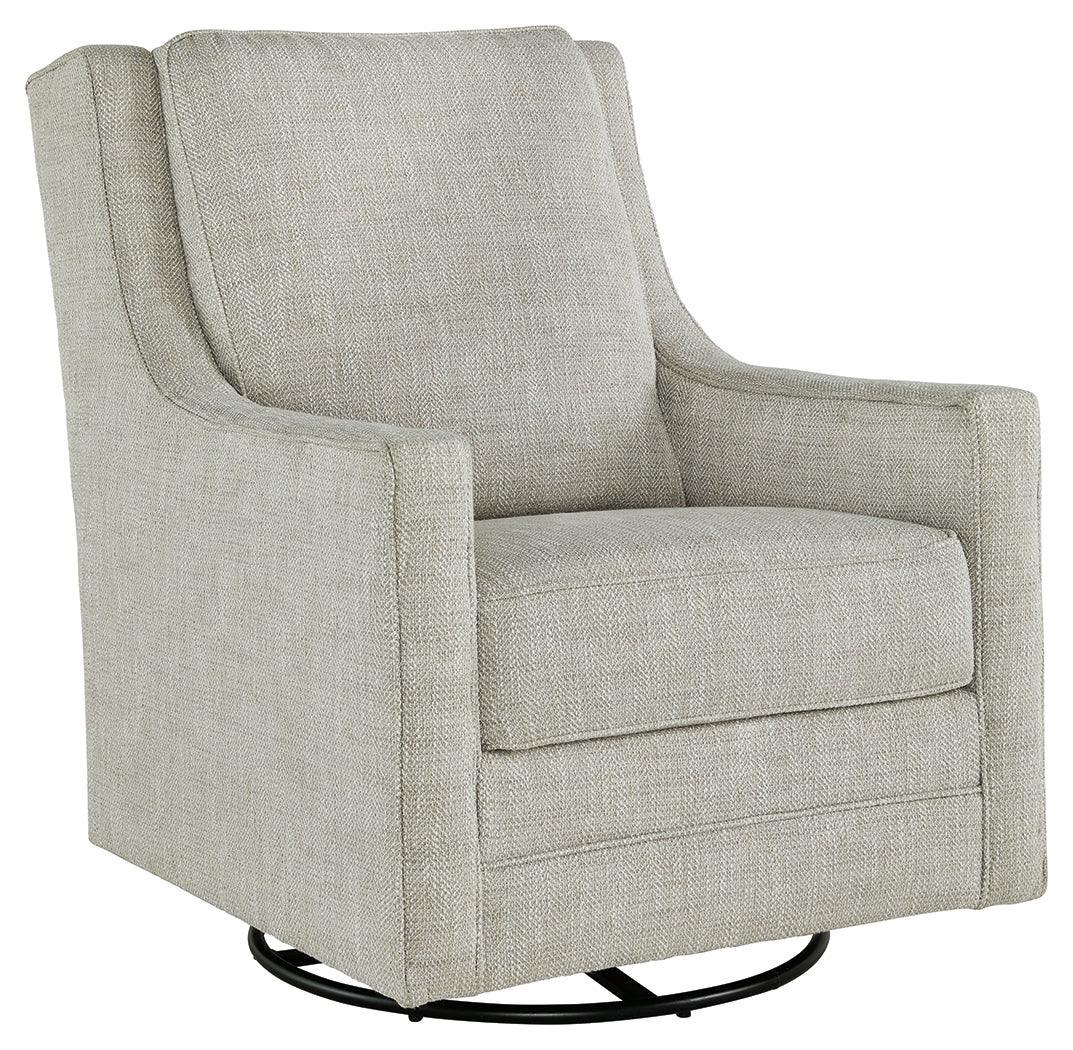 Kambria Fog Swivel Glider Accent Chair - Image 2