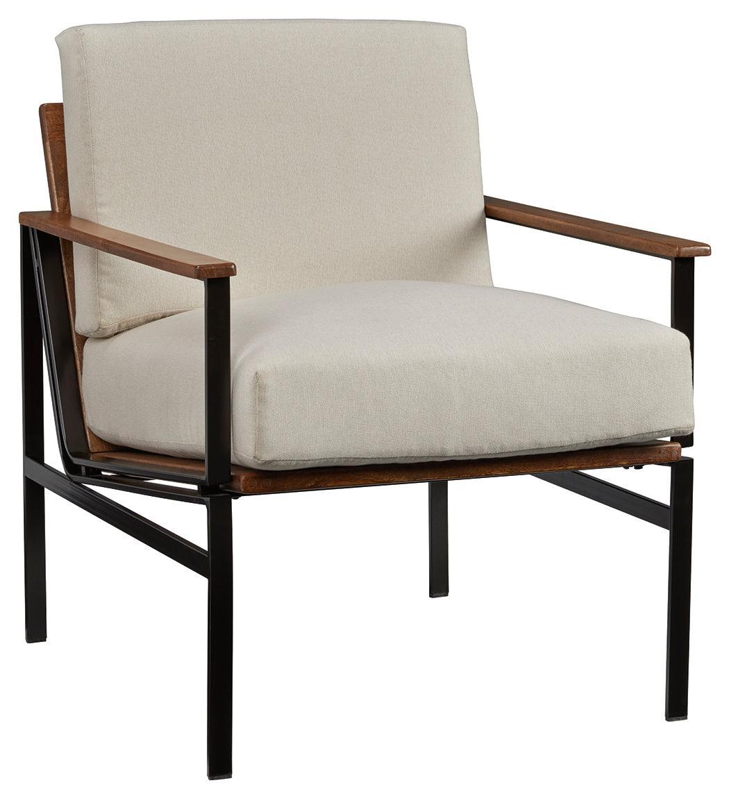 Tilden Ivory Brown Accent Chair - Image 2