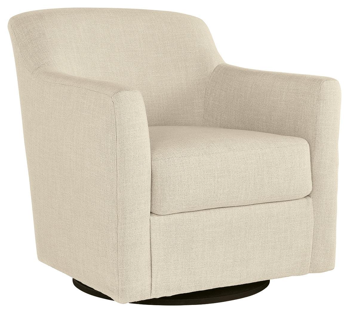 Bradney Linen Swivel Accent Chair - Image 2