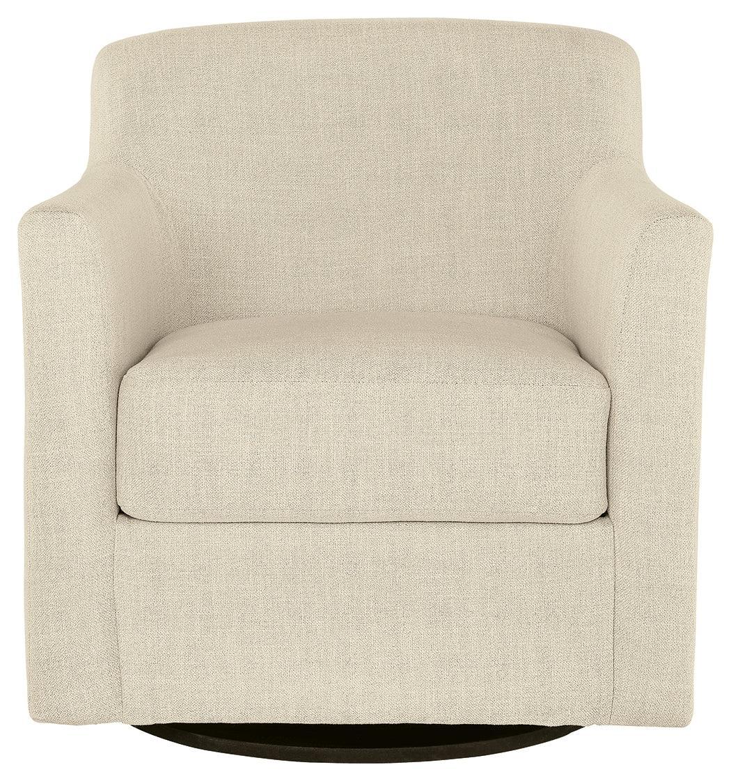 Bradney Linen Swivel Accent Chair - Image 3