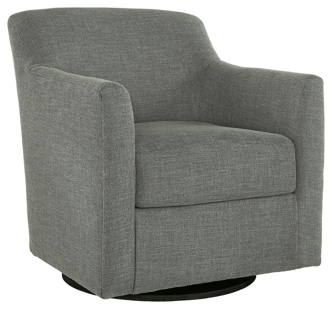 Bradney Smoke Swivel Accent Chair - Image 2