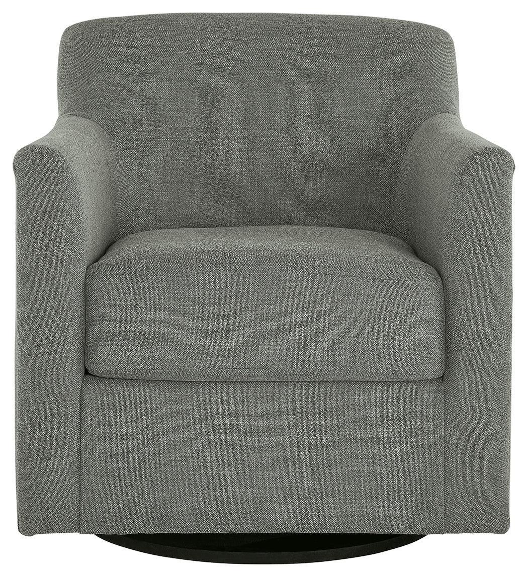 Bradney Smoke Swivel Accent Chair - Image 3