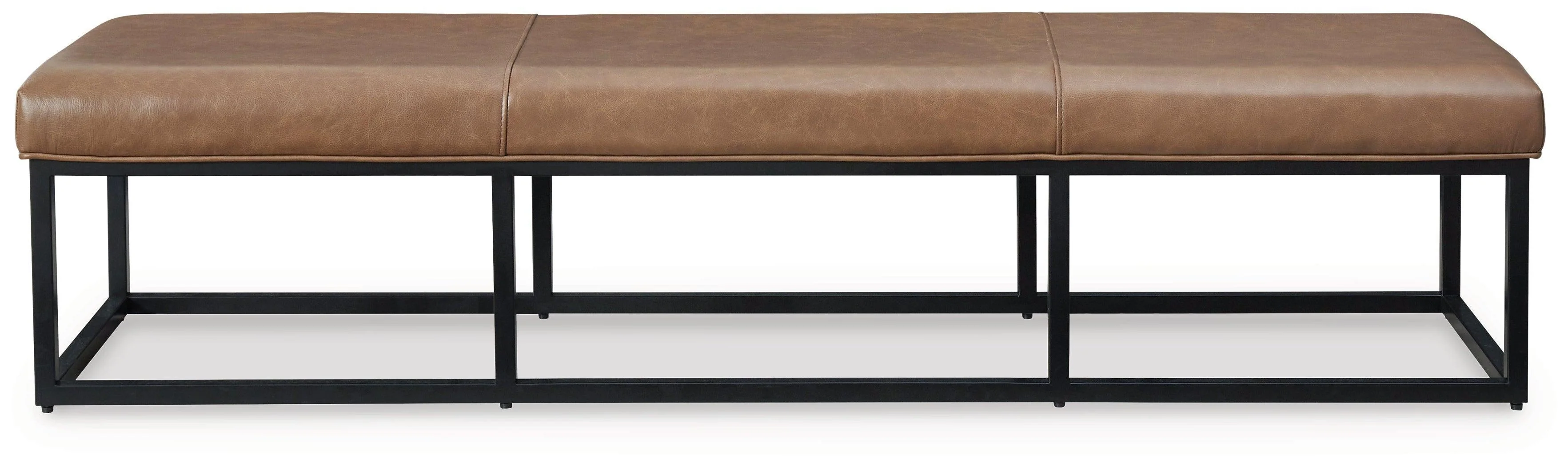 Joston Caramel Accent Bench - Image 3