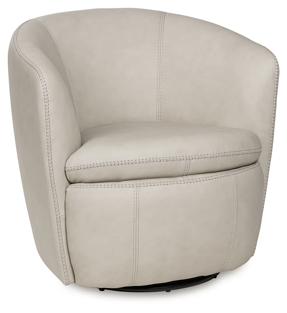 Kierreys Bone Swivel Accent Chair - Image 2