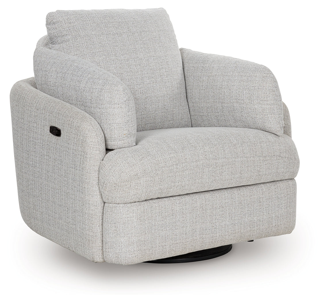 Alainmont Next-Gen Nuvella Stone Next-Gen Nuvella™ Swivel Power Recliner - Image 2