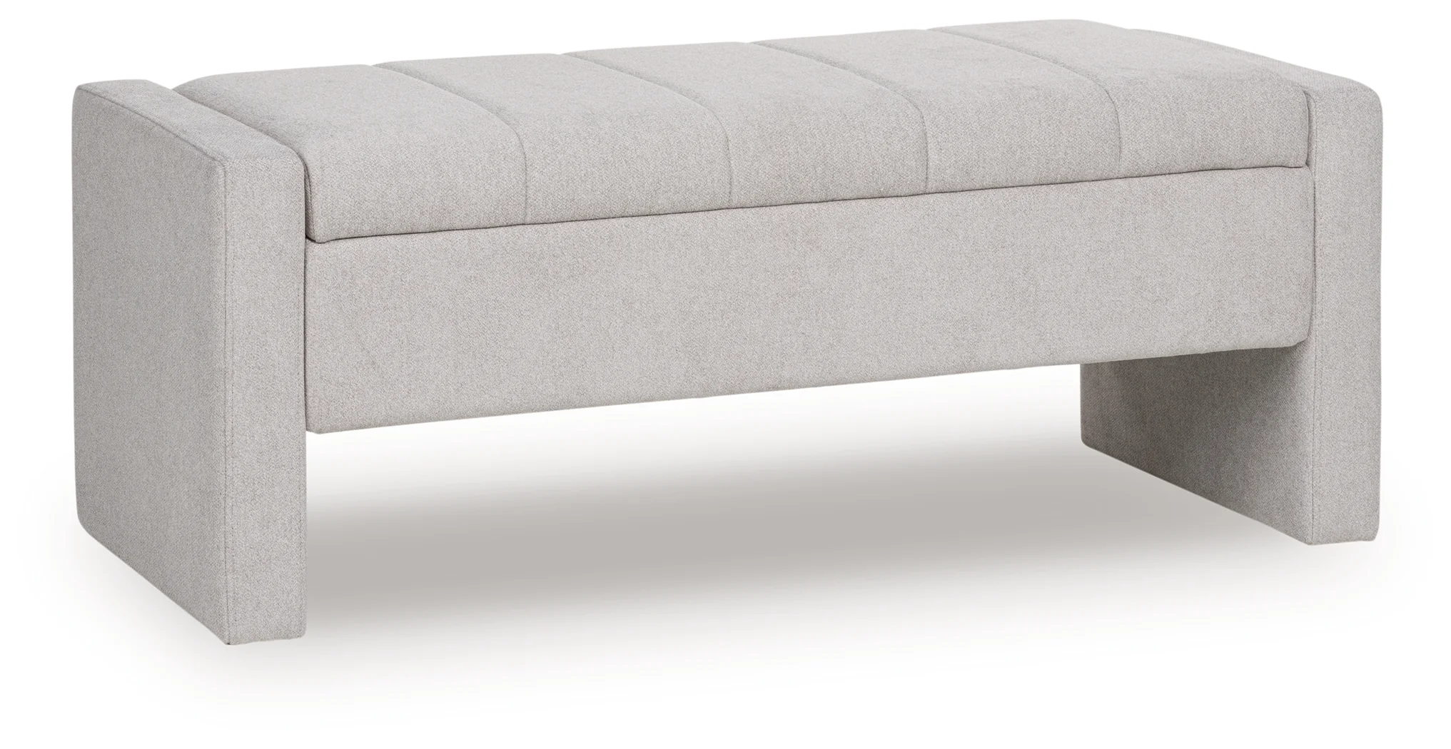 Akselman Gray Storage Bench - Image 2
