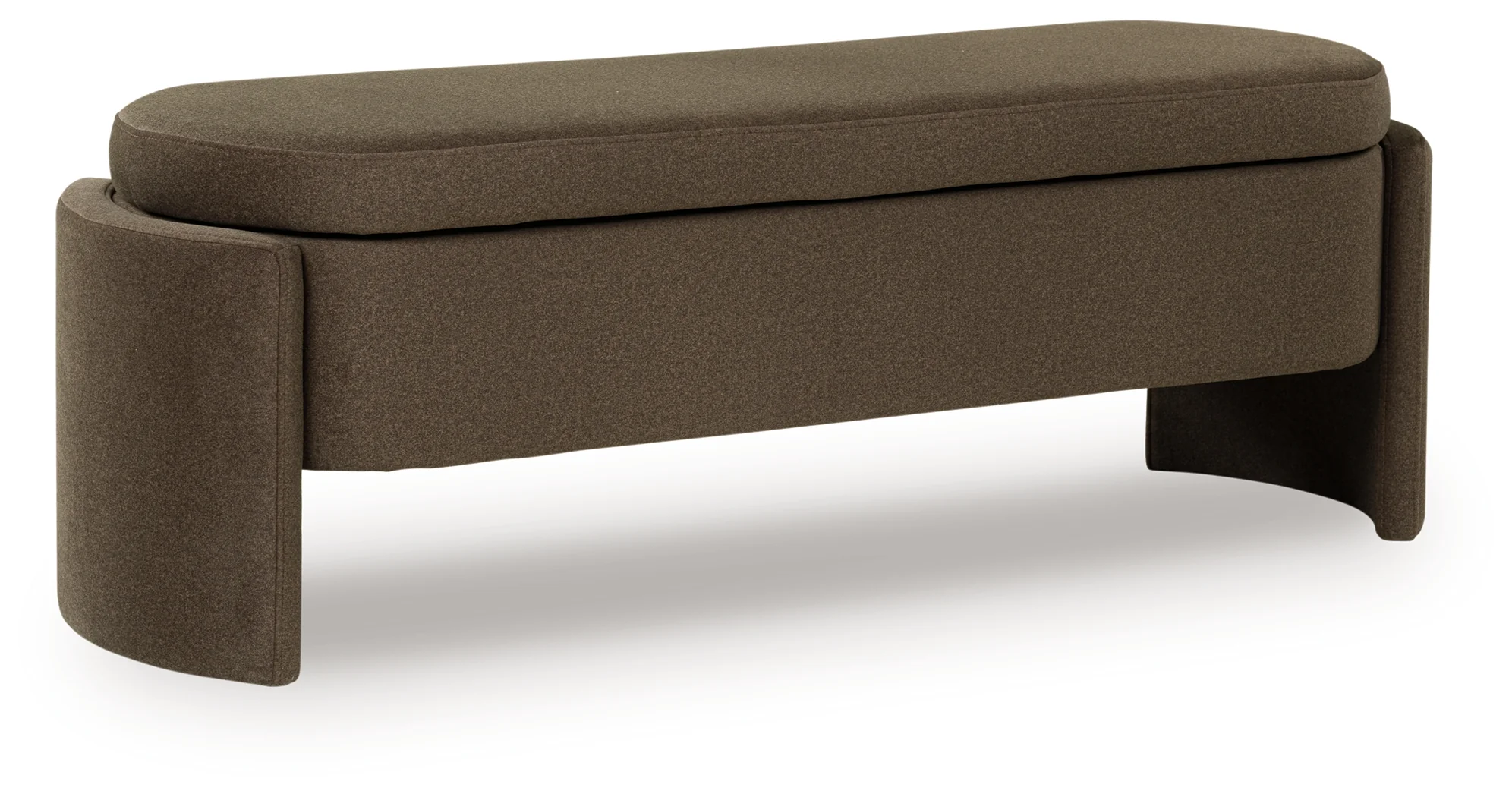 Vavuniya Brown Storage Bench - Image 2