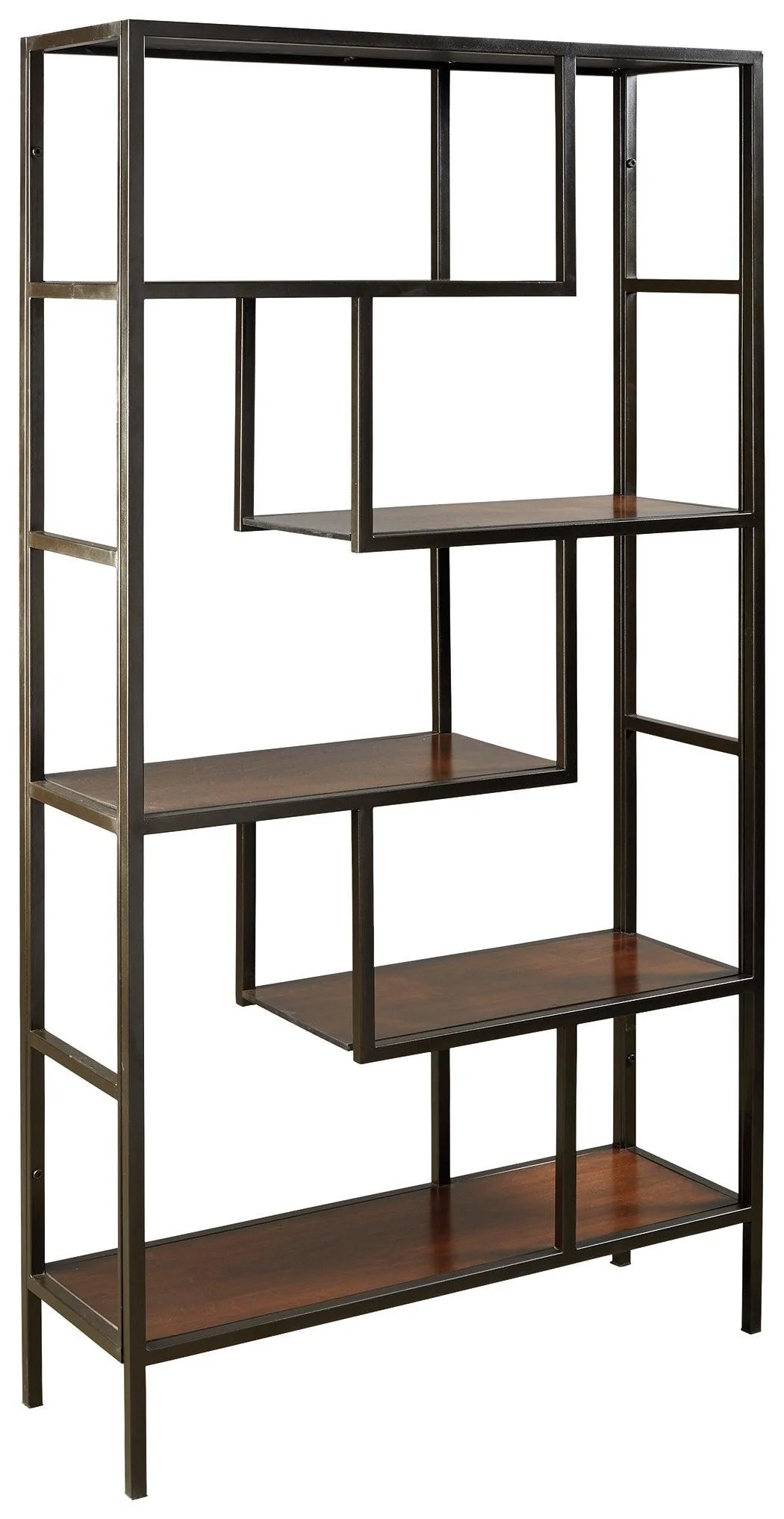 Frankwell Brown Black Bookcase - Image 2