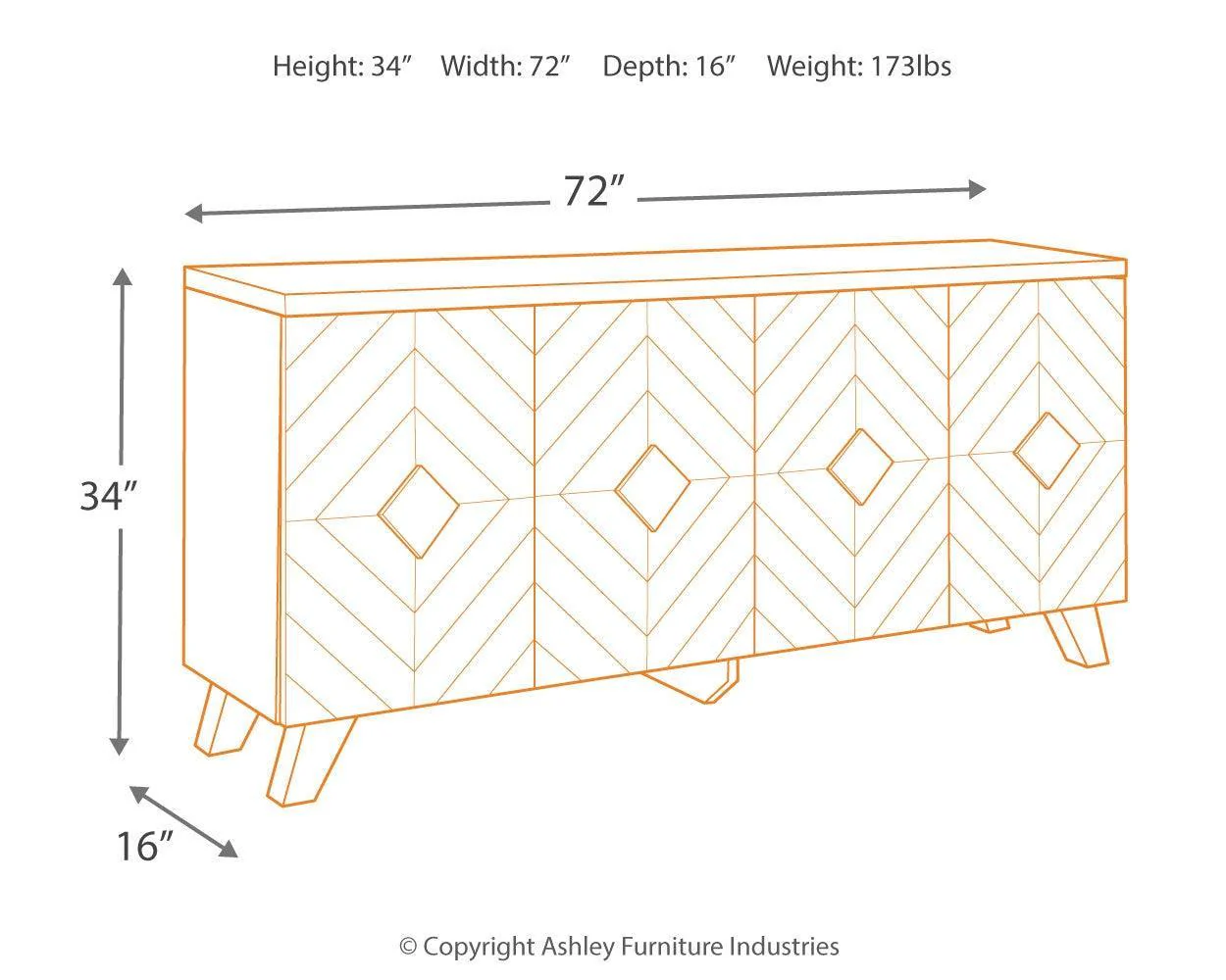 Robin Ridge Two-Tone Brown Accent Cabinet - Image 3