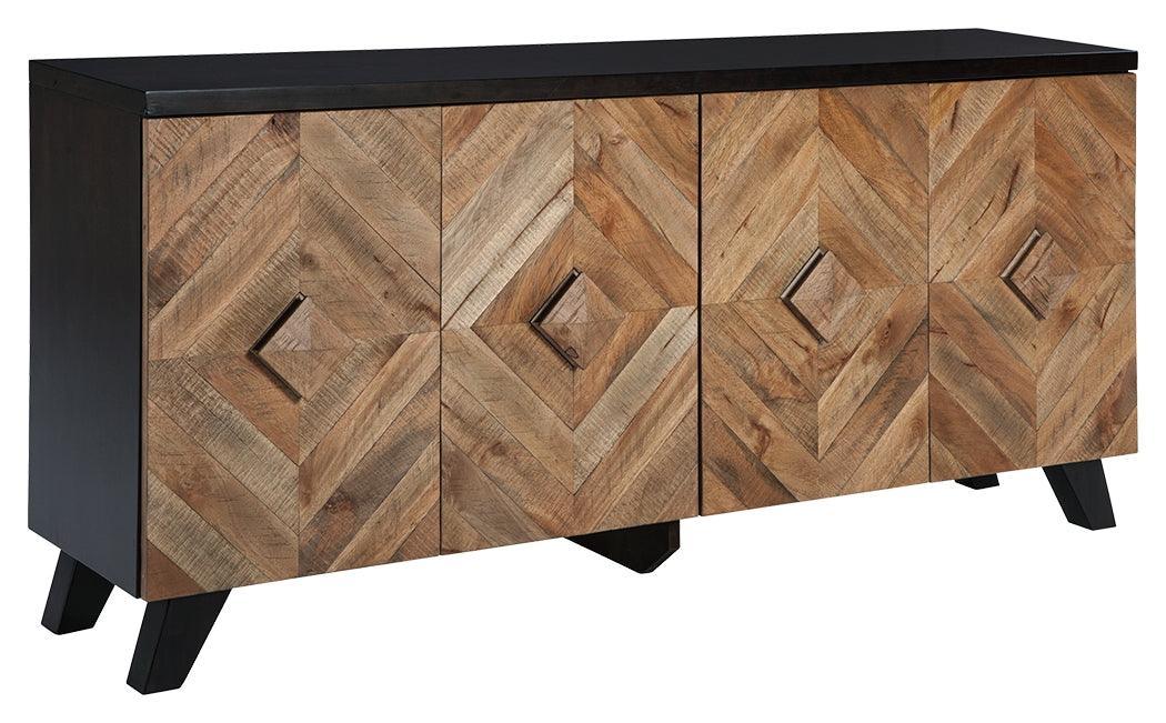 Robin Ridge Two-Tone Brown Accent Cabinet - Image 2