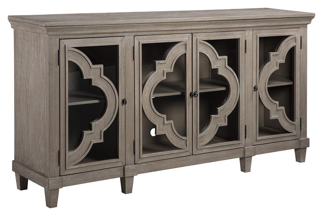 Fossil Ridge Gray Accent Cabinet - Image 2