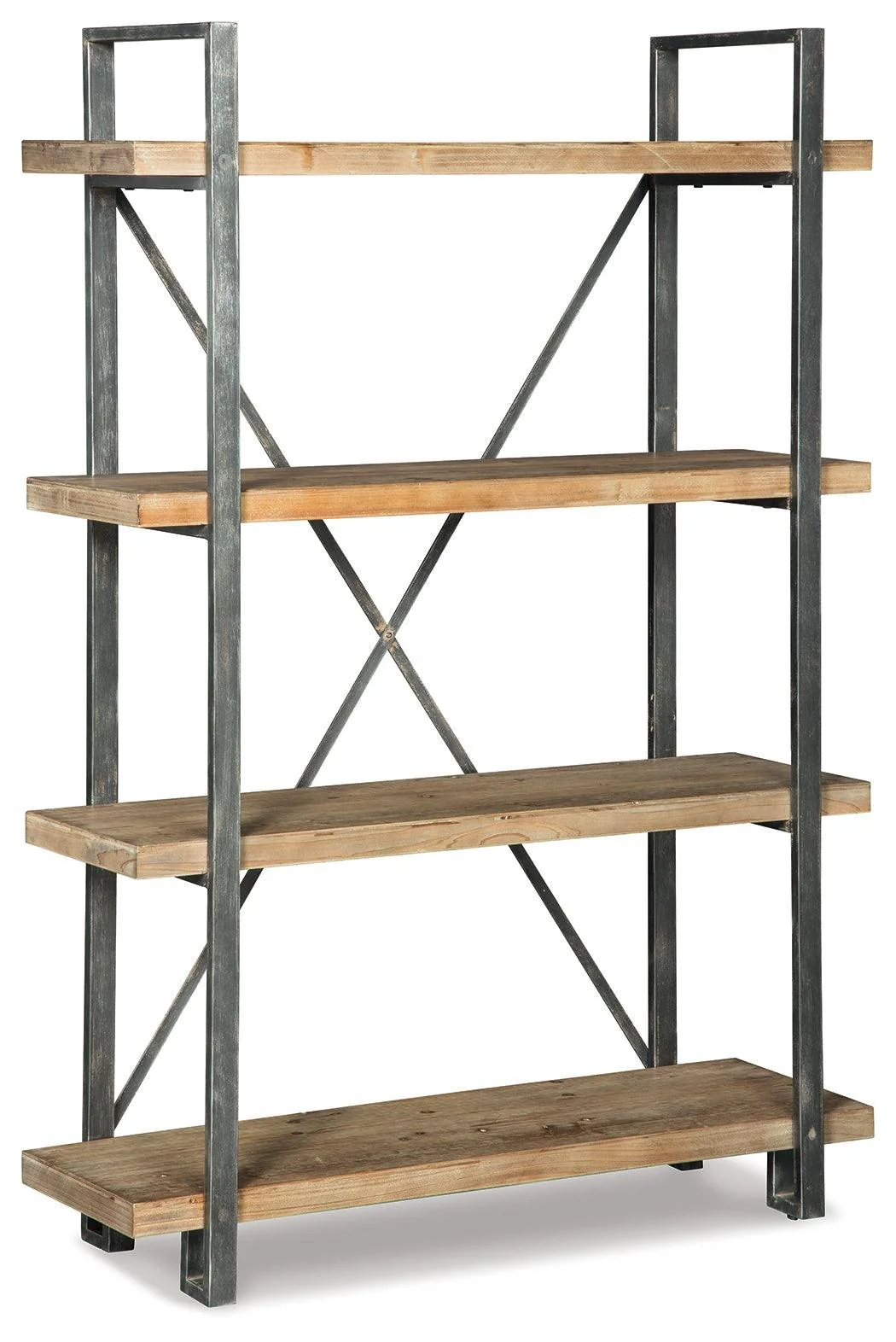 Forestmin Brown Black Bookcase - Image 2