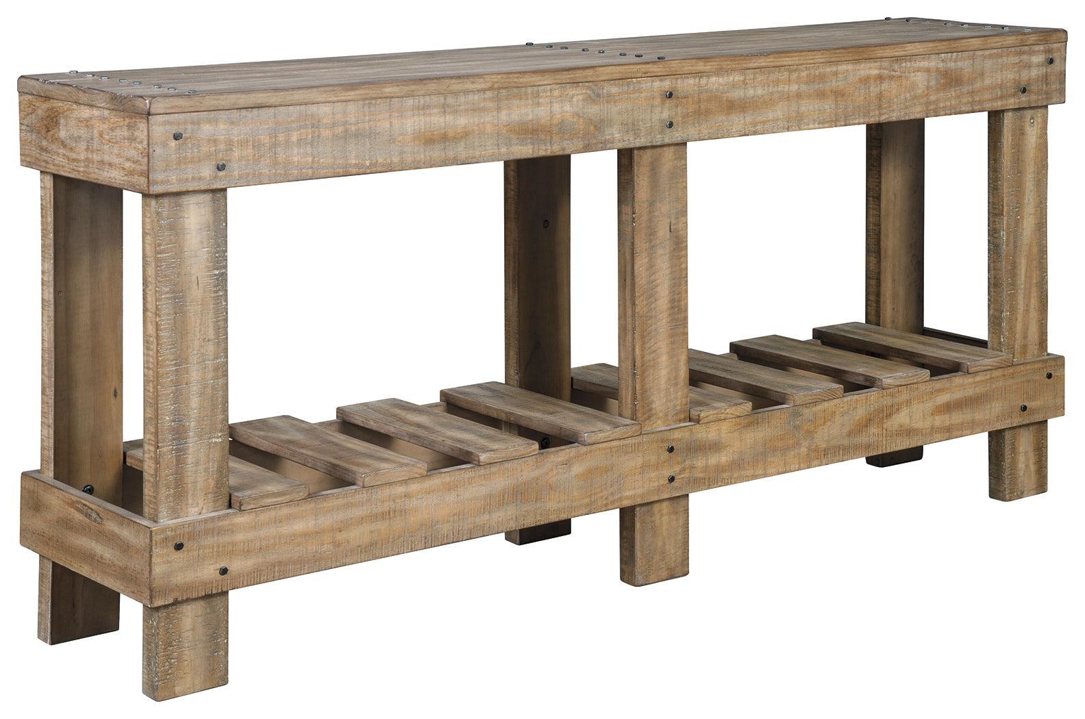 Susandeer Brown Sofa Console Table - Image 2