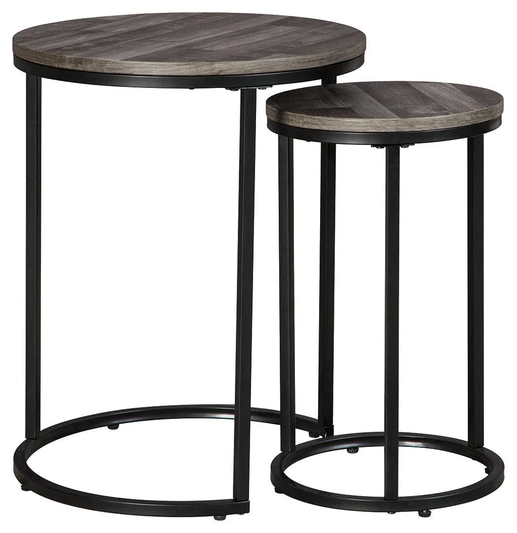 Briarsboro Black Gray Accent Table (Set of 2) - Image 2