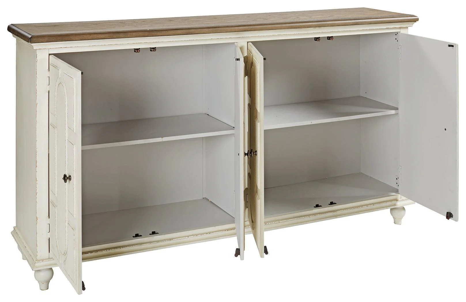 Roranville Antique White Accent Cabinet - Image 3