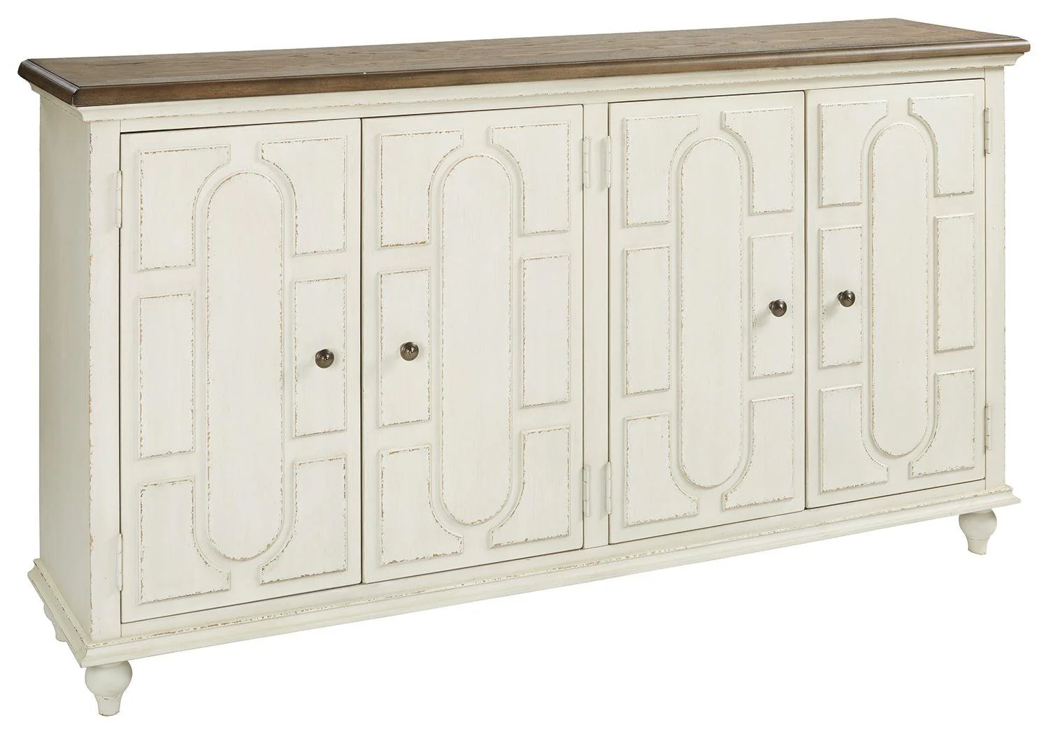 Roranville Antique White Accent Cabinet - Image 2
