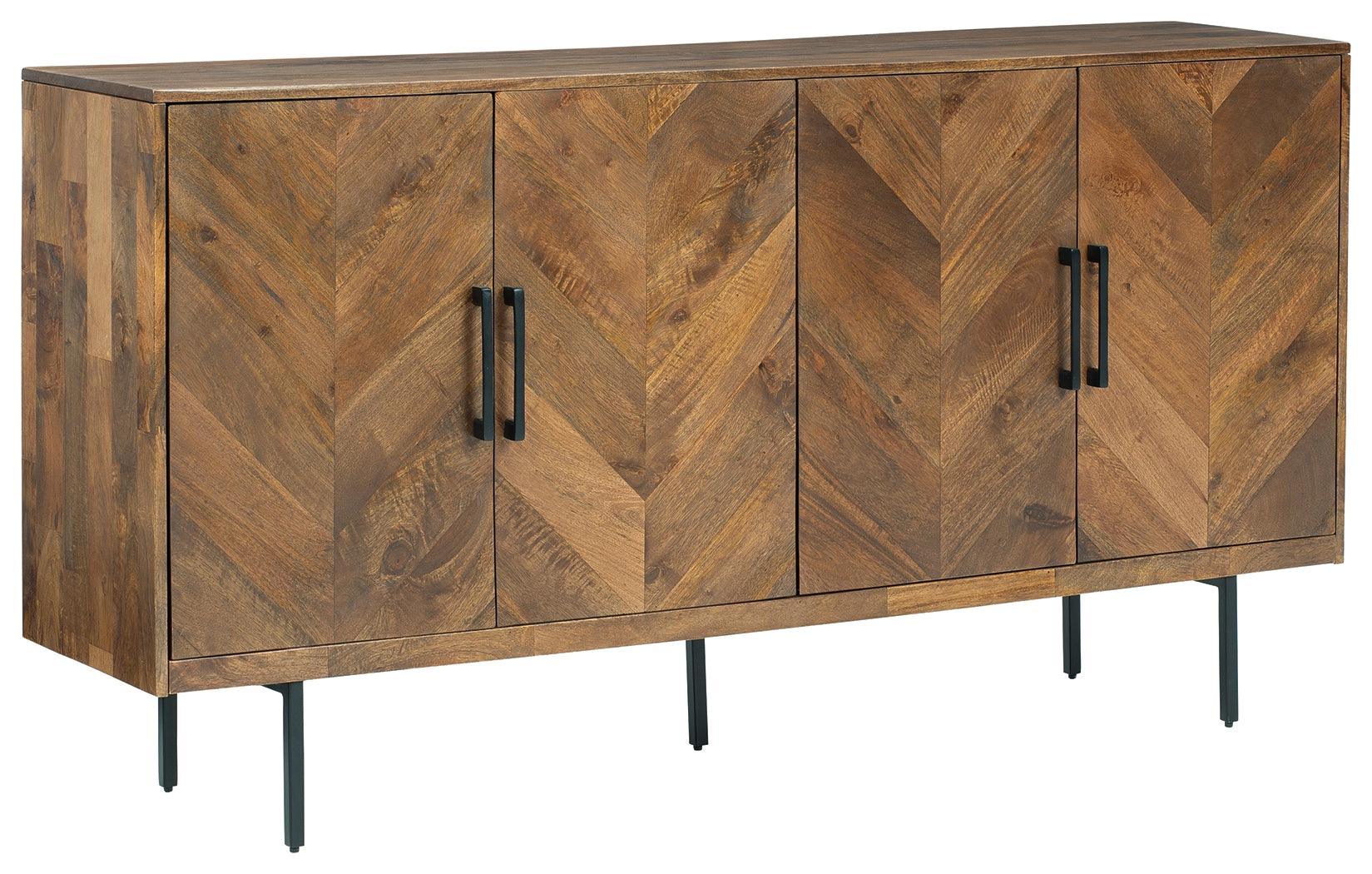 Prattville Brown Accent Cabinet - Image 2
