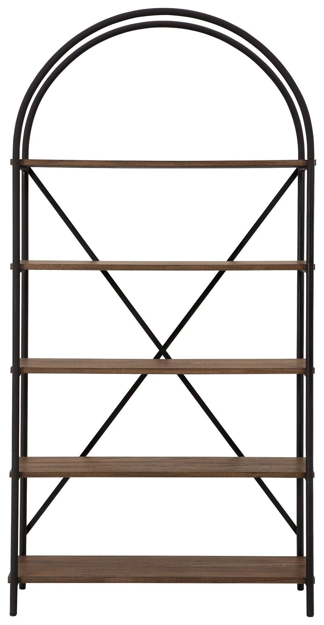 Galtbury Brown Black Bookcase - Image 3