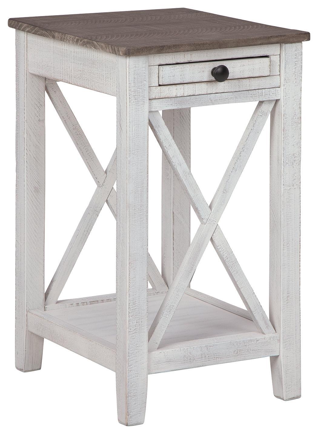 Adalane White Gray Accent Table - Image 2