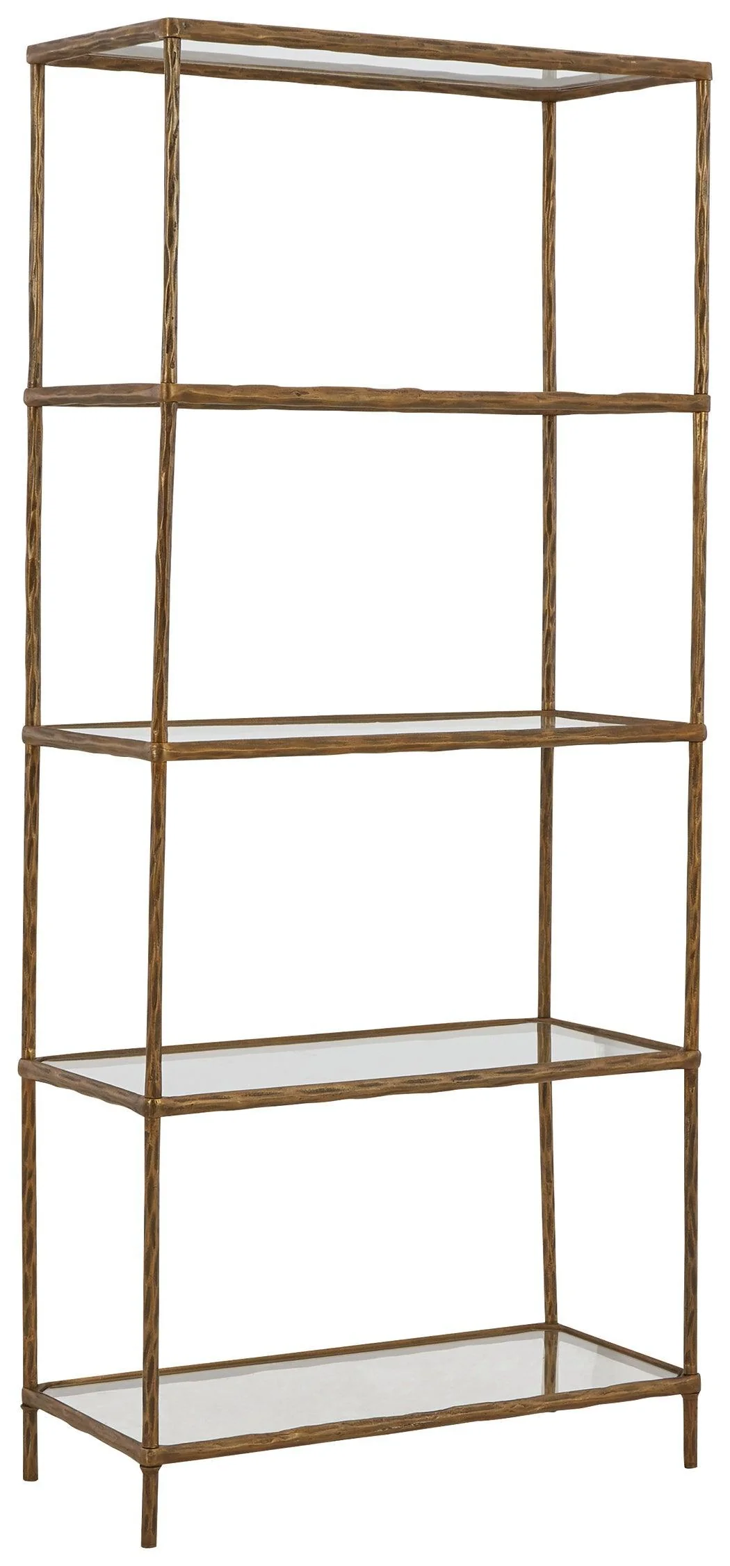 Ryandale Antique Brass Finish Bookcase - Image 2