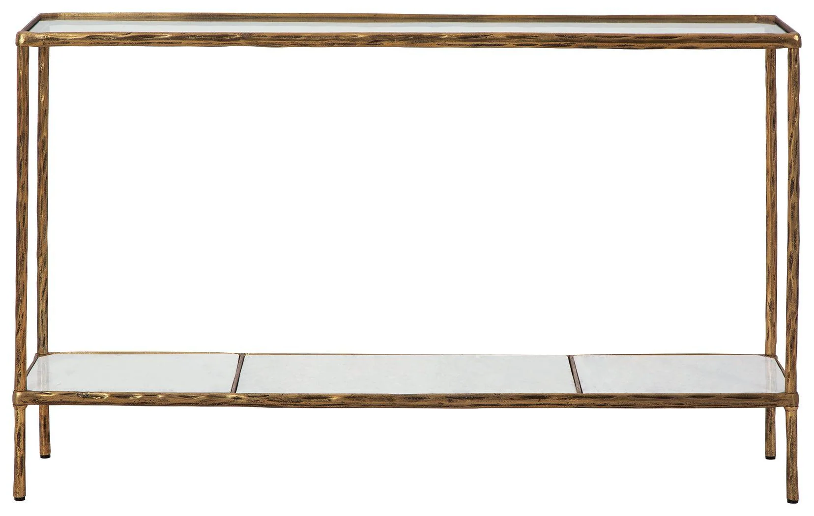 Ryandale Antique Brass Finish Console Sofa Table - Image 3