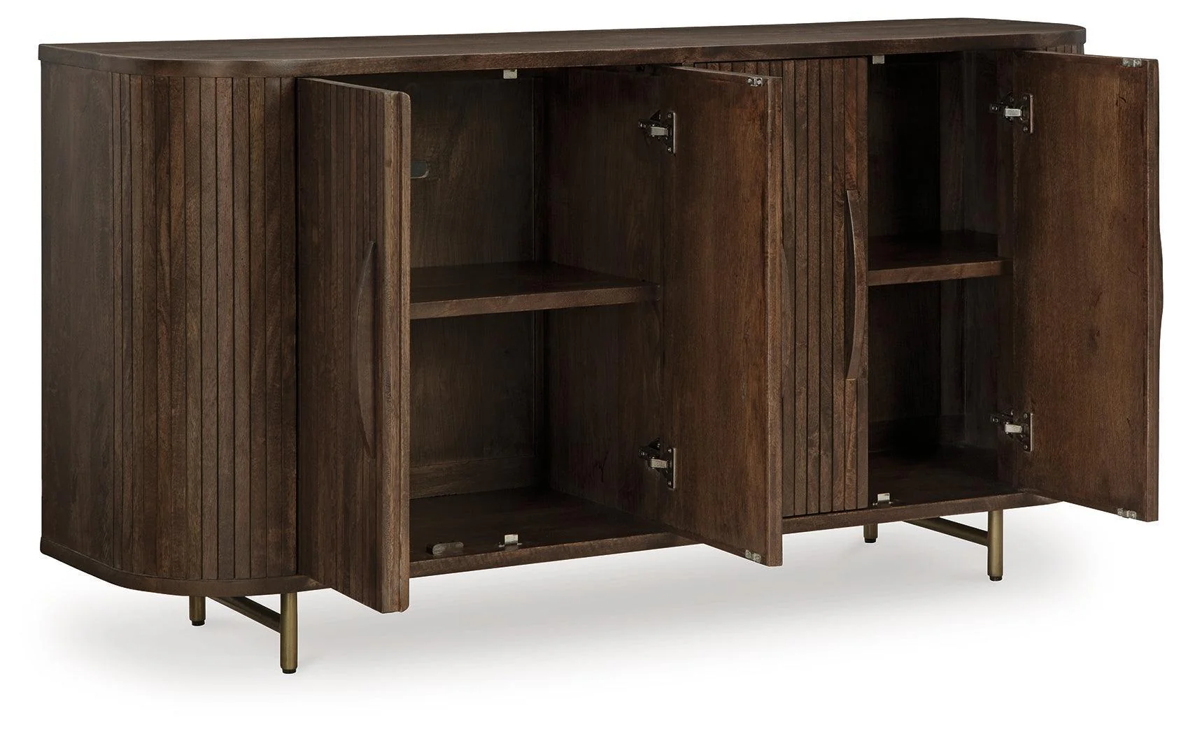 Amickly Dark Brown Accent Cabinet - Image 3