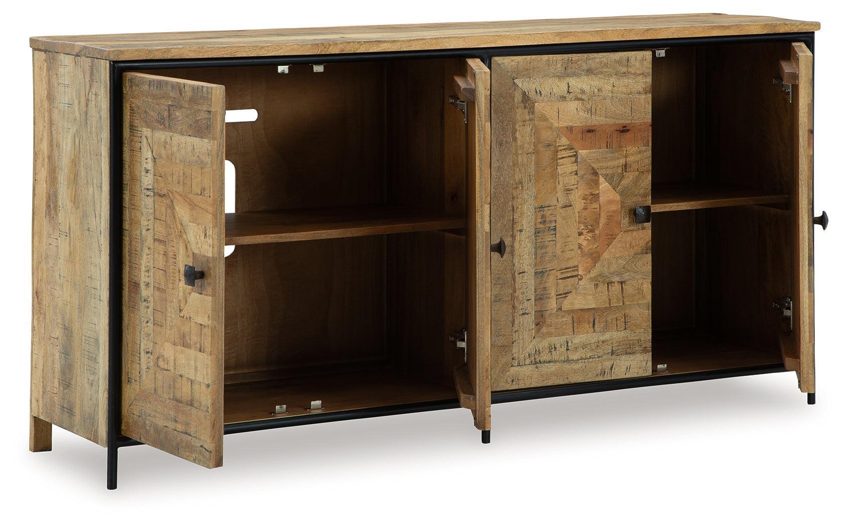 Camney Brown/Black Accent Cabinet - Image 3